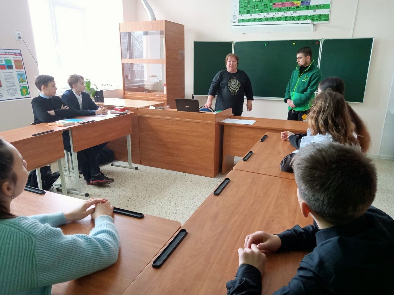 Встреча с выпускником школы, участником СВО на Украине.